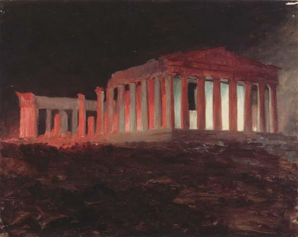 Frederic E.Church Parthenon,Athens,from the Northwest